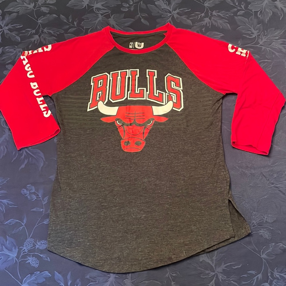 Chicago Bulls womens 3/4 T-shirt